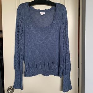 LC Lauren Conrad Squareneck Sweater